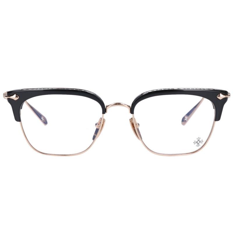 クロムハーツ　クロスボールハーフリムスクエアサング クロムハーツ クロスボールハーフリムスクエアサング クロスボール