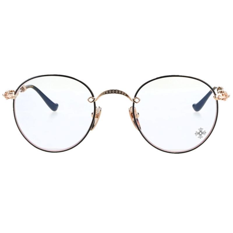 CHROME HEARTS（クロムハーツ） 眼鏡 49□22-145 BUBBA-A クロス 