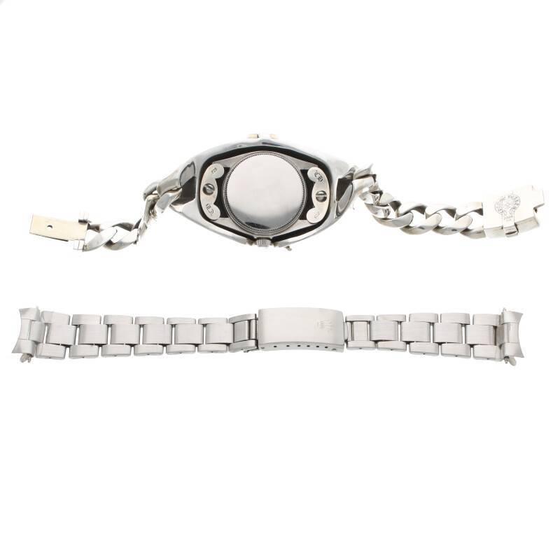 クロムハーツ Chrome Hearts ロレックス 6548 オイスターパーペチュアル スモールクラシックチェーンウォッチケース腕時計 中古 SJ02｜rinkan｜07