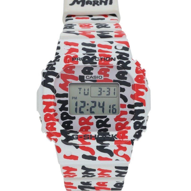 MARNI（マルニ） カシオ WHMH0001A1 G-SHOCK ロゴプリントデジタル