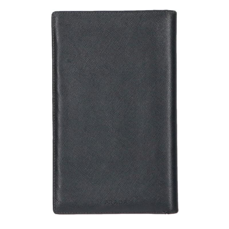 PRADA レザーケース未使用品 PRADA（プラダ） エンボスロゴ レザーカードケース 中古 BS99 : RINKAN