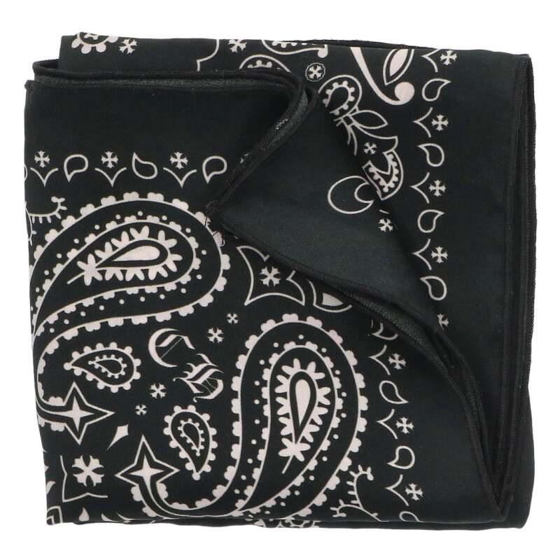 クロムハーツ　スカーフ　ブラック美品 CHROME HEARTS（クロムハーツ） スカーフ CH SCARF スカーフ バンダナ