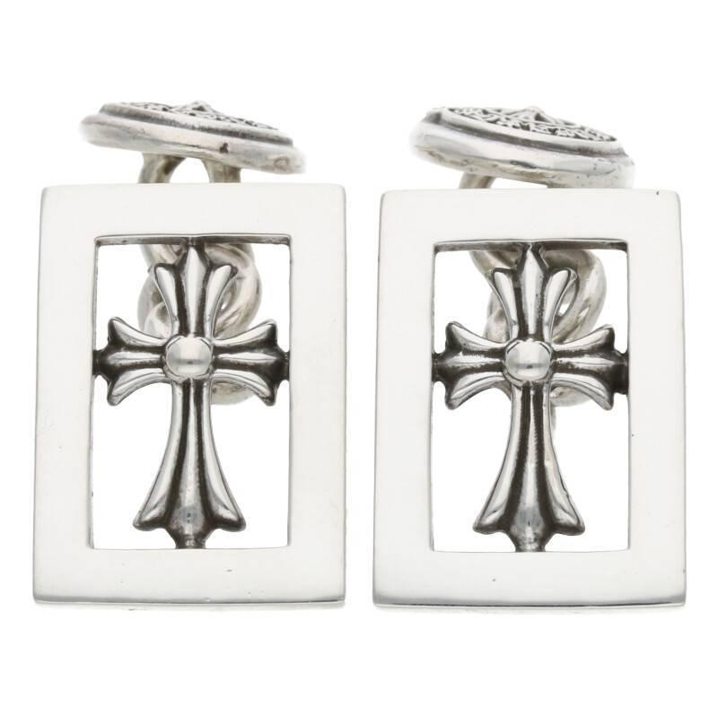 クロムハーツ Chrome その他財布 帽子 ファッション小物 Hearts CUFFLINKS/カフスボタン フレームドオープンカフスボタン 中古 SS07 旬のブランドアイテムの通販ならブランド買取 販売のRINKAN 15278 220514 0140 フレームドオープンカフスボタン