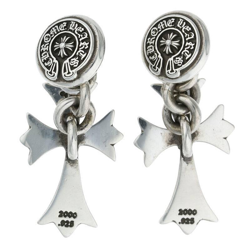 クロムハーツ Chrome Hearts CUFFLINKS/カフスボタン CHクロスカフスボタン 中古 SJ02｜rinkan｜02