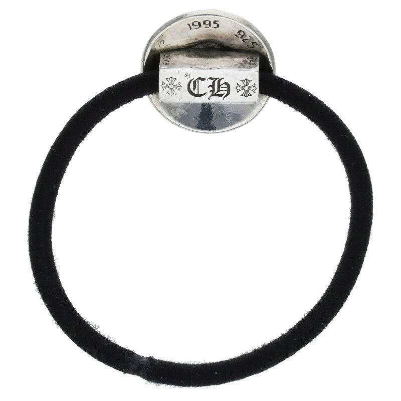 クロムハーツ Chrome Hearts HAIRBAND/クロスボールボタンヘアゴム シルバーコンチョ 中古 OM10｜rinkan｜02