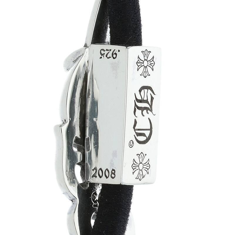 クロムハーツ Chrome Hearts HAIRBAND/ダガーハートボタンヘアゴム シルバーコンチョ 中古 SS07｜rinkan｜04