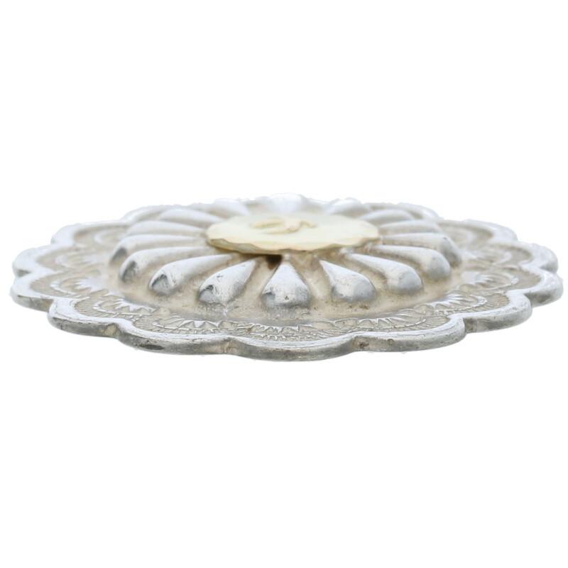 goro's ゴローズ コンチョ GC-03/金メタル付きフラワー 横向き