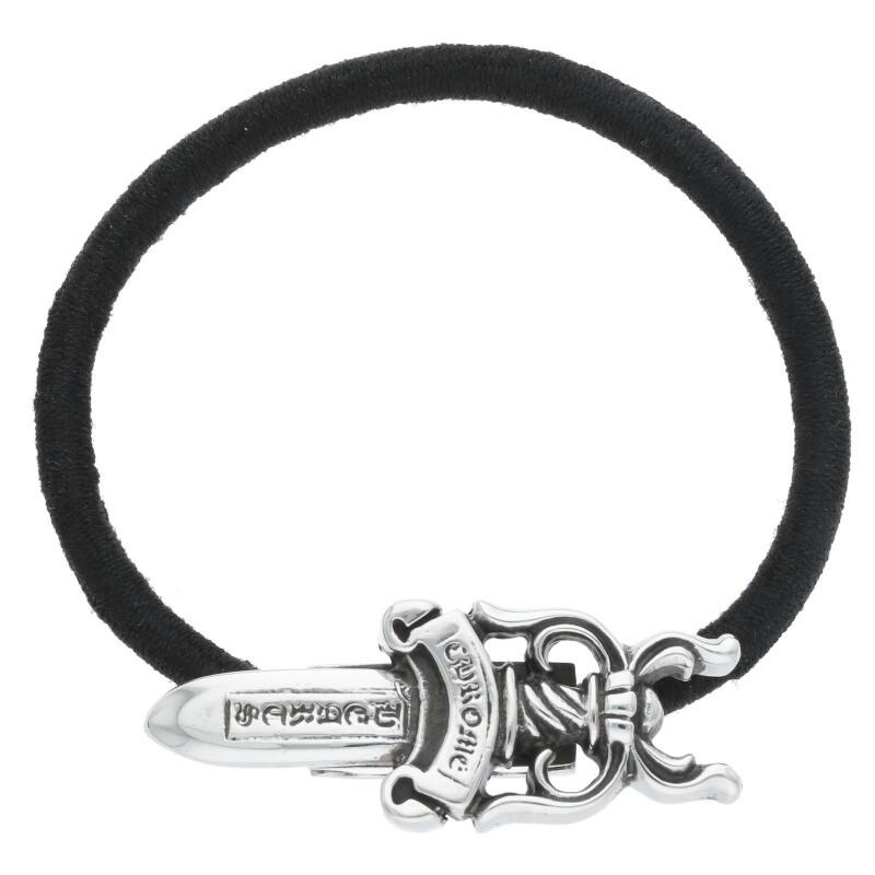 CHROME HEARTS クロムハーツ ダガーボタンヘアゴム シルバー CHROME HEARTS クロムハーツ ダガーボタンヘアゴム シルバー