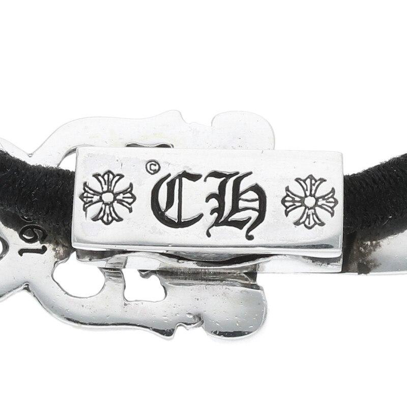 CHROME HEARTS クロムハーツ ダガーボタンヘアゴム シルバー CHROME HEARTS クロムハーツ ダガーボタンヘアゴム シルバー