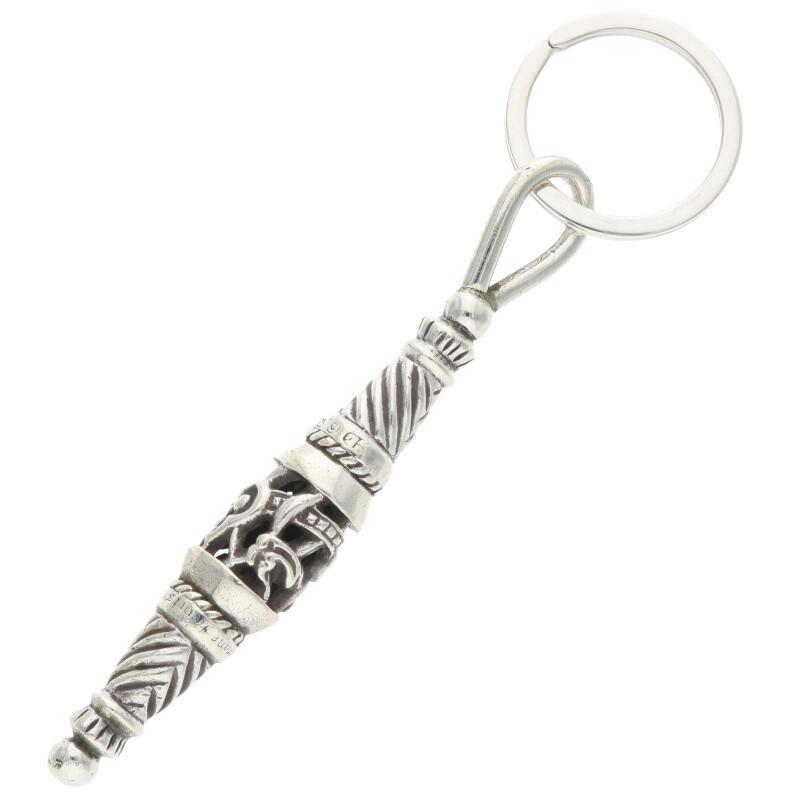 クロムハーツ   SMALL CELTIC ROLLER シルバーキーリング 中古 NO05 CHROME HEARTS（クロムハーツ） SMALL CELTIC ROLLER シルバー