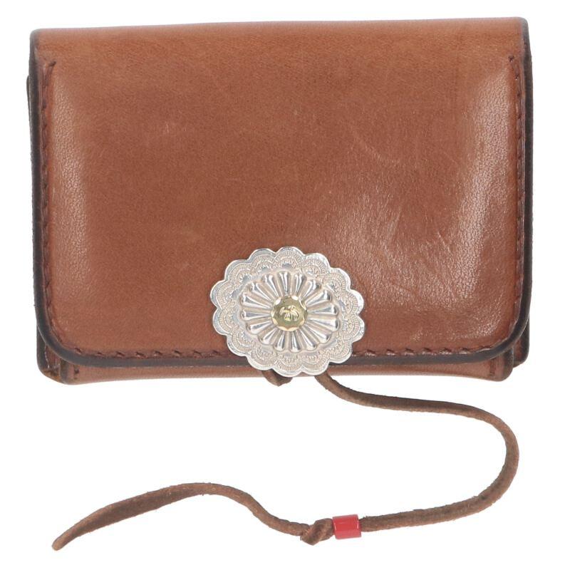 goro's（ゴローズ） カードケース GC-03 金メタル付きフラワーコンチョ