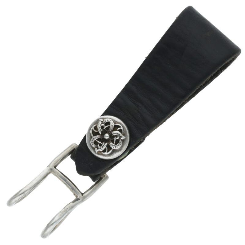 クロムハーツ BELT LOOP ケルティックボールボタンレザーベルトループ