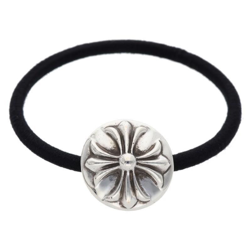 CHROME HEARTS（クロムハーツ） クロスボールボタンヘアゴム シルバー