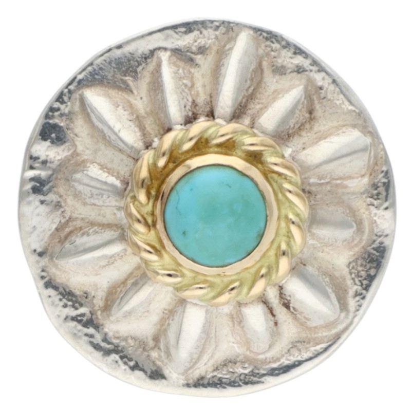 goro's（ゴローズ） 金縄ターコイズ付き コンチョ 中古 HJ08 : RINKAN