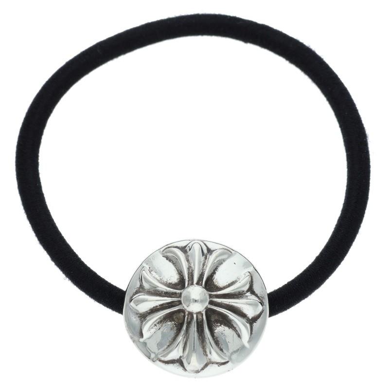 クロムハーツ　 Chrome Hearts ヘアゴム　シルバー CHROME HEARTS（クロムハーツ） ヘアゴム メンズ シルバー925 クロス