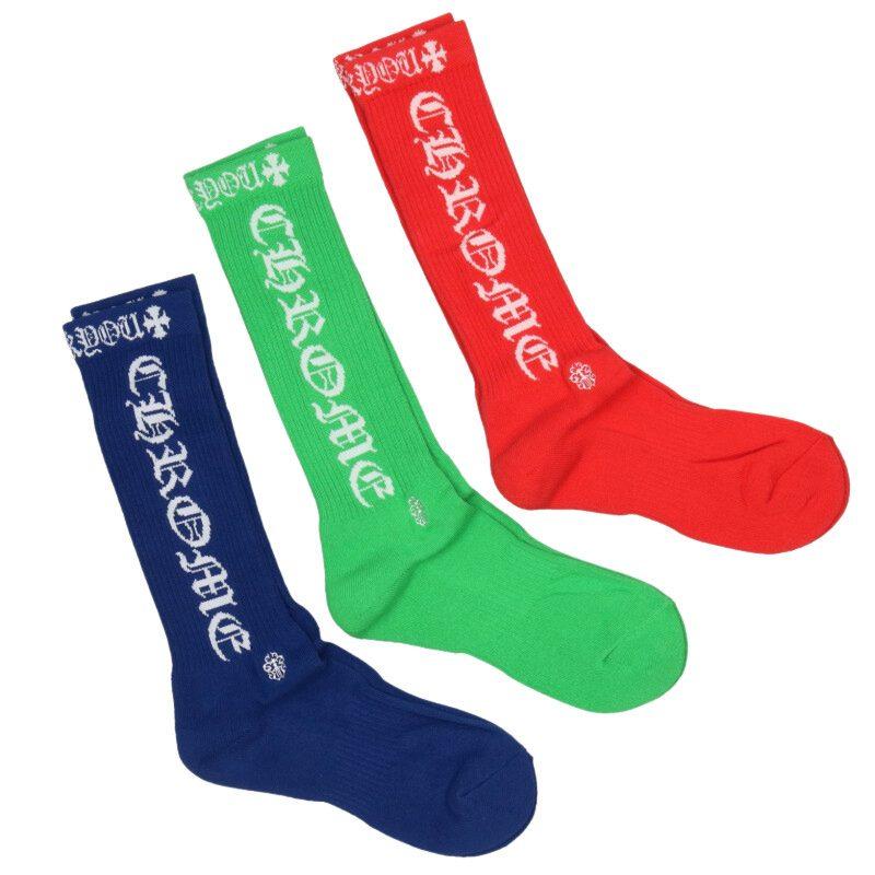 CHROME HEARTS（クロムハーツ） サイズ:M SOCKS 3PK 英字I靴下ソックス