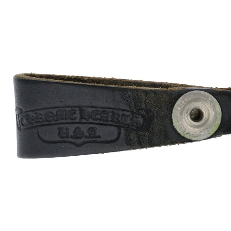 クロムハーツ BELT LOOP クロスボールボタンレザーベルトループ メンズ CHROME HEARTS（クロムハーツ） BELT LOOP クロスボールボタンレザー