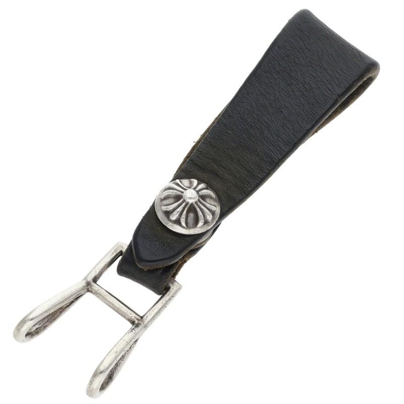 CHROME HEARTS（クロムハーツ） BELT LOOP クロスボールボタンレザー