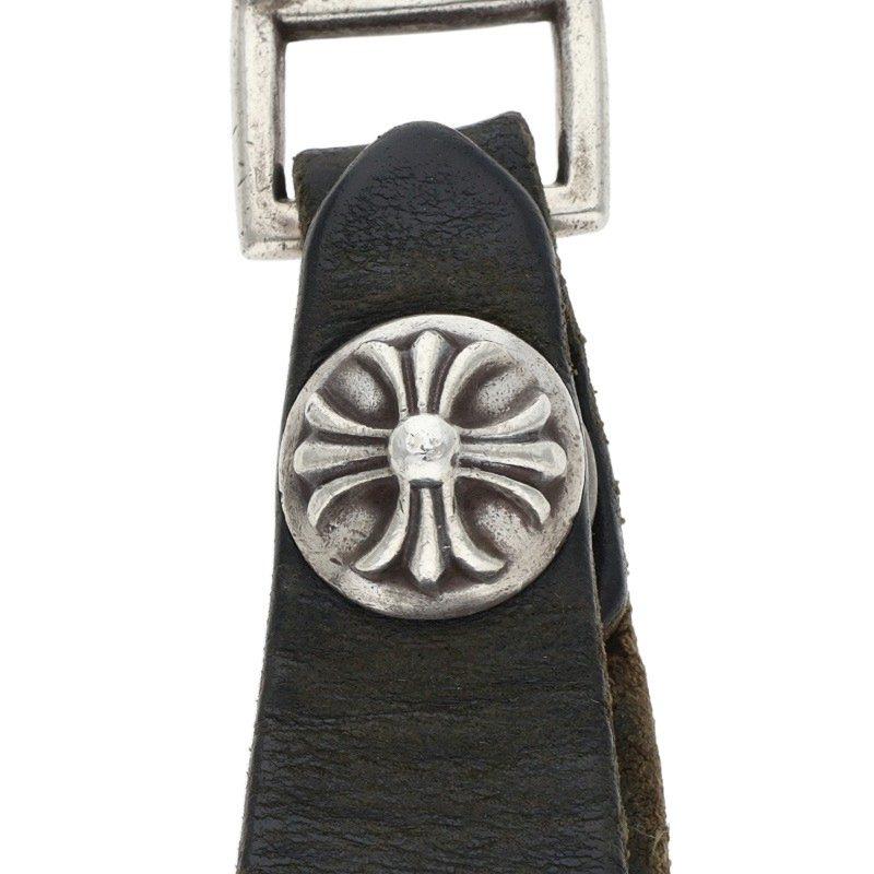CHROME HEARTS（クロムハーツ） BELT LOOP クロスボールボタンレザー