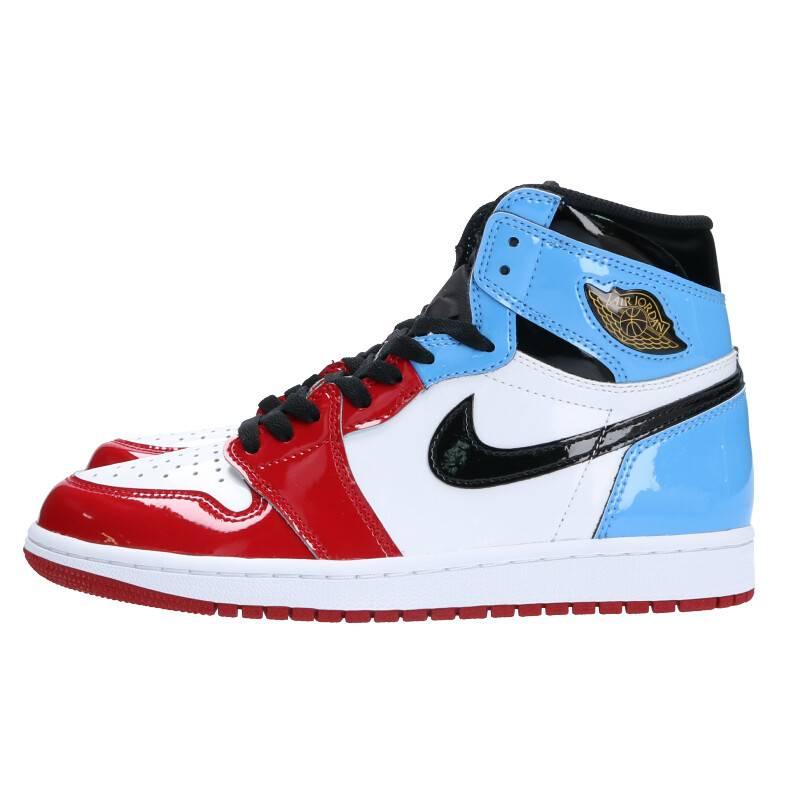最安値 Jordan1 Air Nike ナイキ Retro 中古 Hj12 26cm エアジョーダン1レトロスニーカー Chicago Unc Fearless High シューズ Www Reinnec Cl