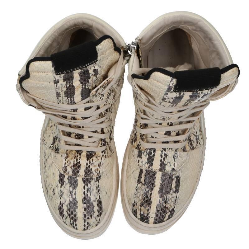 リックオウエンス Rick Owens Geobasket ジオバスケット サイズ 43 E18 1376 パイソンレザーハイカットスニーカー 中古 Sb01 0135 Rinkan 通販 Yahoo ショッピング