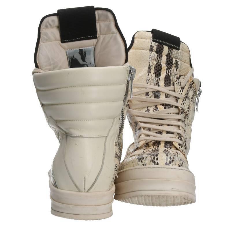 リックオウエンス Rick Owens Geobasket ジオバスケット サイズ 43 E18 1376 パイソンレザーハイカットスニーカー 中古 Sb01 0135 Rinkan 通販 Yahoo ショッピング