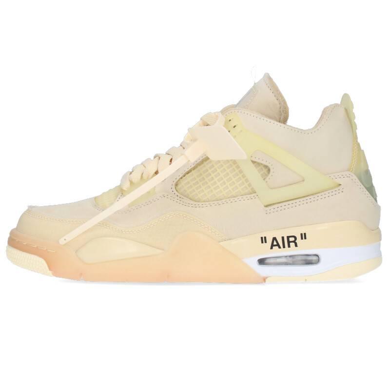 ナイキ オフホワイト NIKE OFF-WHITE WMNS AIR JORDAN 4 RETRO SP SAIL 