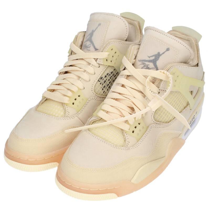 NIKE ナイキ オフホワイト スニーカー WMNS AIR JORDAN 4 RETRO NIKE ナイキ オフホワイト スニーカー WMNS AIR JORDAN 4 RETRO