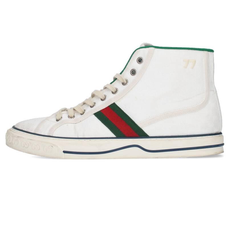 グッチ GUCCI グッチテニス1977 サイズ:9 GGキャンバスハイカットスニーカー 中古 BS99  :15379-230403-0107:RINKAN - 通販 - Yahoo!ショッピング