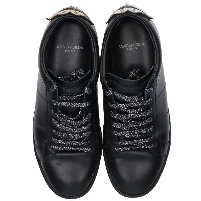 サンローランパリ SAINT LAURENT PARIS 485275 サイズ:40 リップデザインローカットスニーカー 中古 BS99｜rinkan｜06