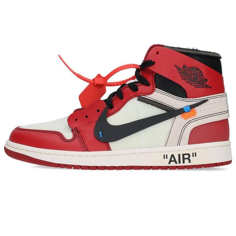 NIKE ナイキ オフホワイト スニーカー AIR JORDAN 1 AA3834-101 NIKE ナイキ オフホワイト スニーカー AIR JORDAN 1 AA3834-101