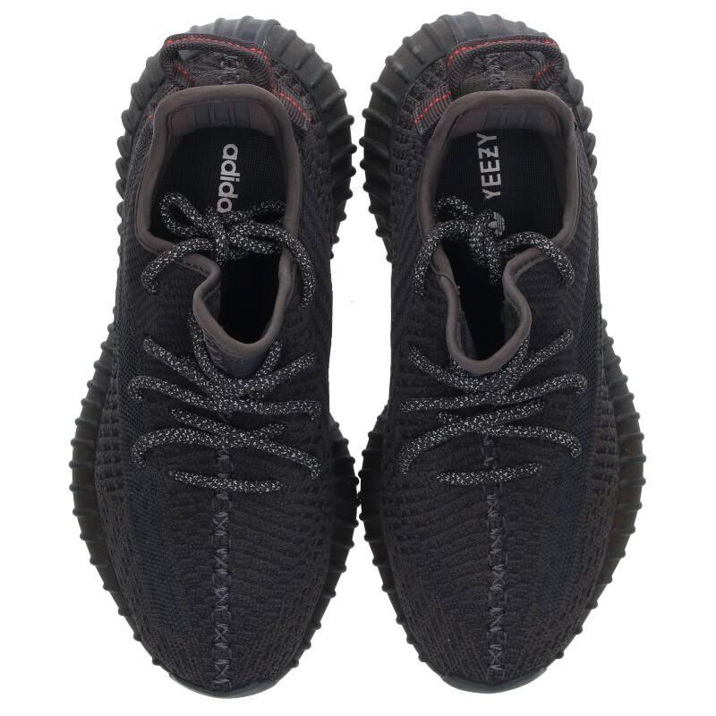 アディダス カニエウエスト adidas Kanye West YEEZY BOOST 350 V2 BLACK 23.5cm FU9006 イージーブーストブラックスニーカー 中古 BS99｜rinkan｜04