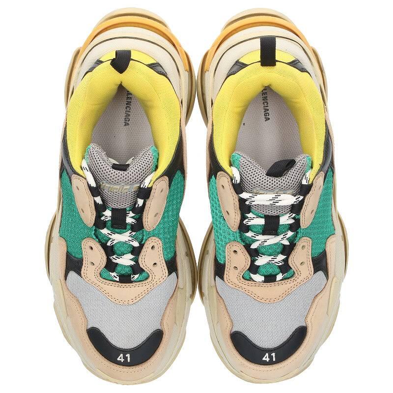 バレンシアガ BALENCIAGA TRIPLE S TRAINERS サイズ:41 トリプルエスレースアップスニーカー 中古 OM10｜rinkan｜04