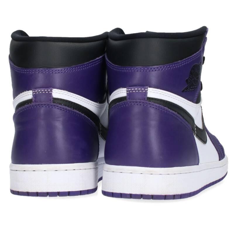 ナイキ NIKE AIR JORDAN 1 RETRO HIGH OG COURT PURPLE 555088-500 29cm エア ジョーダン1レトロハイオージースニーカー 中古 BS99｜rinkan｜02