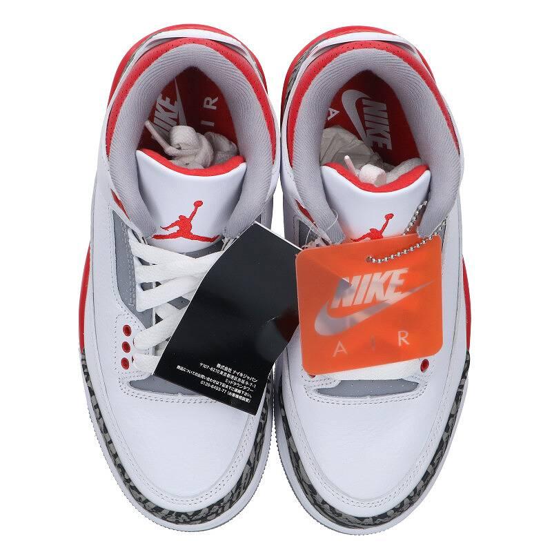 ナイキ NIKE AIR JORDAN 3 RETRO OG FIRE RED DN3707-160 サイズ:22.5cm エアジョーダン3レトロOGファイアレッドスニーカー 中古 BS99｜rinkan｜04