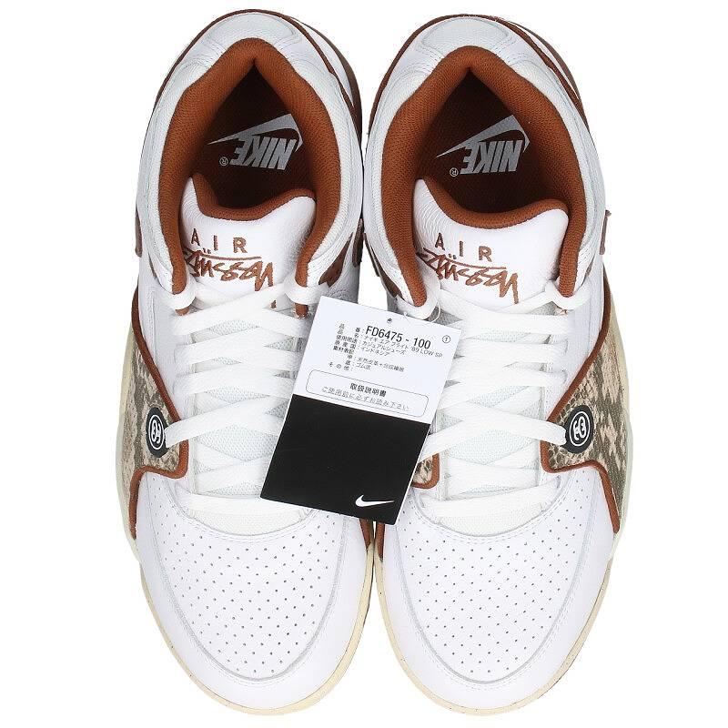 ナイキ NIKE AIR FLIGHT 89 LOW SP STUSSY FD6475-100 サイズ:27cm エアフライトステューシースニーカー 中古 BS99｜rinkan｜04