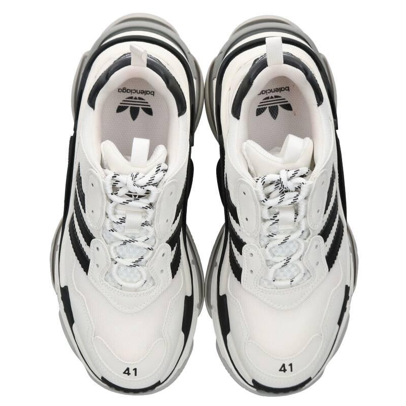 バレンシアガ BALENCIAGA アディダス TRIPLE S TRAINERS サイズ:41 トリプルエスレースアップスニーカー 中古 NO05｜rinkan｜04