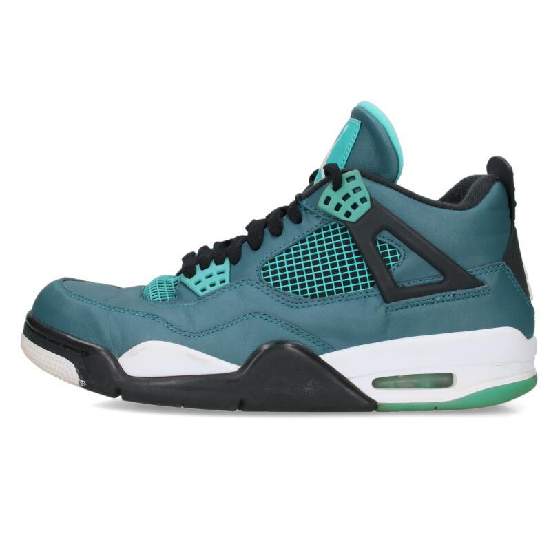 NIKE ナイキ スニーカー AIR JORDAN 4 RETRO TEAL 705331-330 27.5cm  