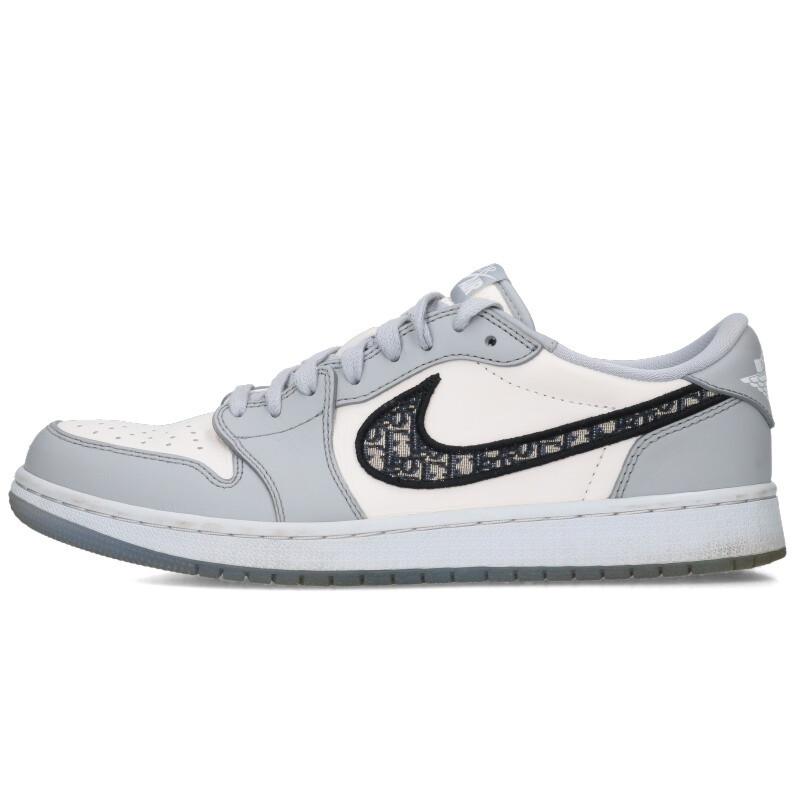 NIKE ナイキ スニーカー AIR JORDAN 1 LOW OG DIOR CN8608-002 27.5cm 