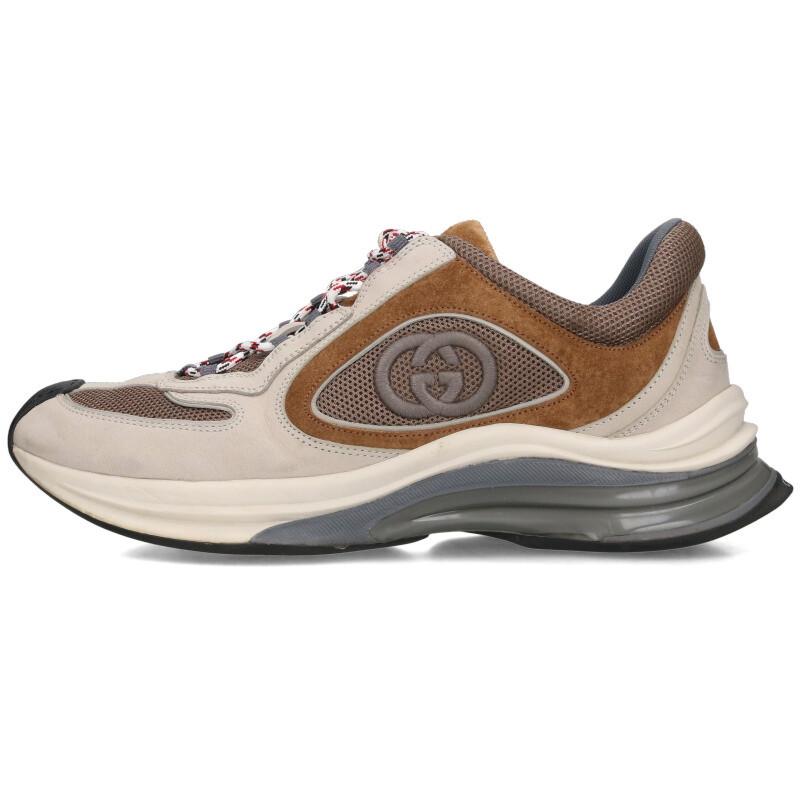 グッチ サイズ:8  749785 RUN レースアップスニーカー 中古 BS55 GUCCI（グッチ） 749785 RUN サイズ:8 レースアップスニーカー 中古