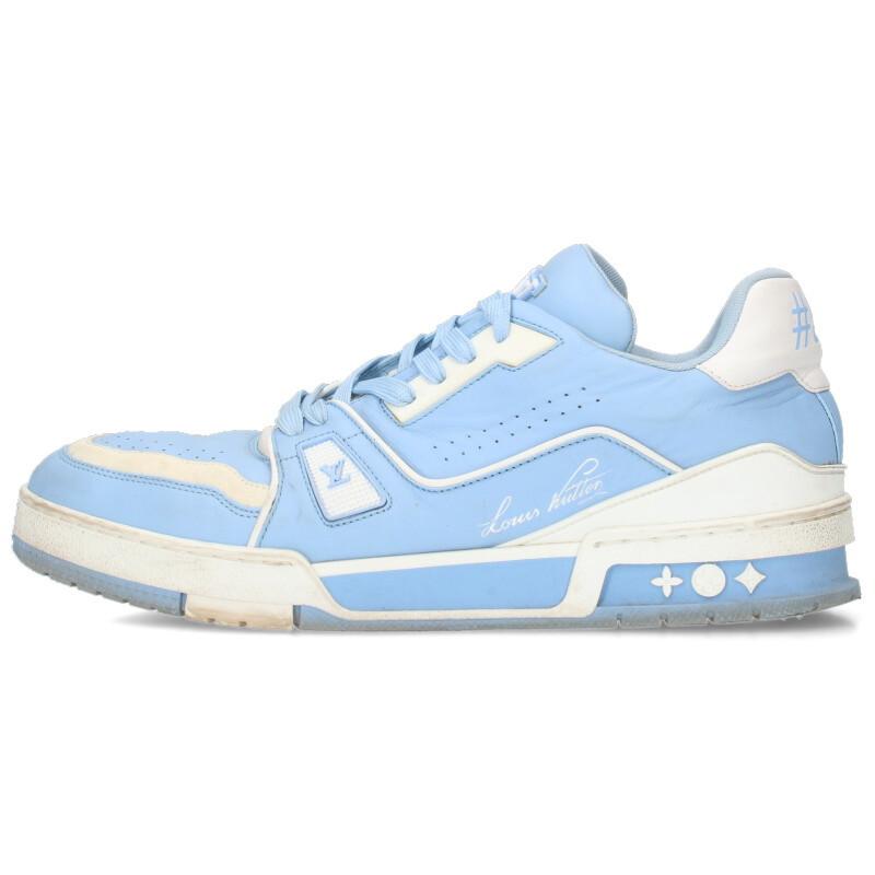 ルイヴィトン サイズ:7  FD0252 LVトレイナーライン ローカットスニーカー 中古 OM10 LOUIS VUITTON（ルイ・ヴィトン） スニーカー サイズ:7 FD0252 LV