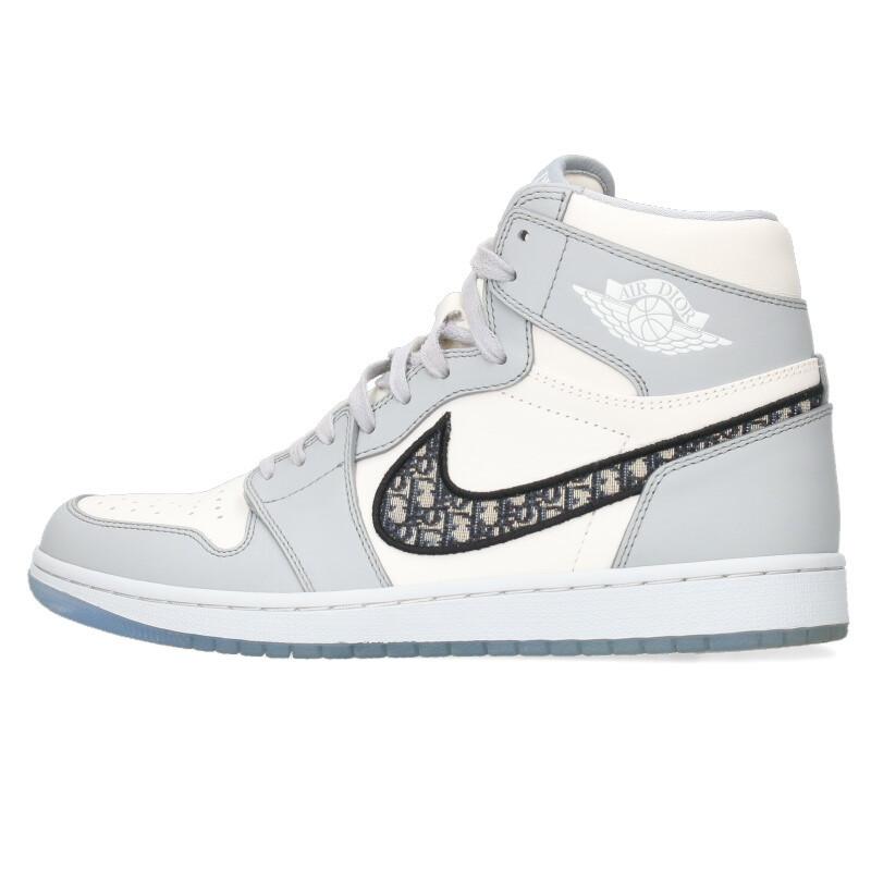 ナイキ  ディオール サイズ:28cm  AIR JORDAN 1 HIGH OG DIOR CN8607-002 エアジョーダン1ハイオージーディオールスニーカー 中古 SB01 NIKE（ナイキ） スニーカー ディオール 28cm AIR JORDAN 1 HIGH OG