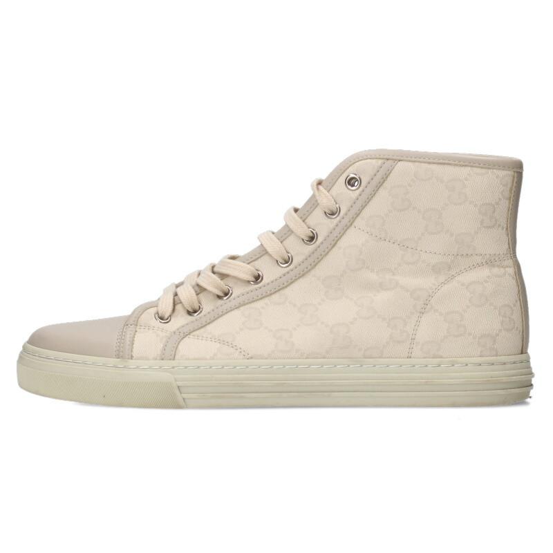 グッチ サイズ:8  426188 GG柄ハイカットスニーカー 中古 BS99 GUCCI（グッチ） サイズ:8 426188 GG柄ハイカットスニーカー 中古 BS99
