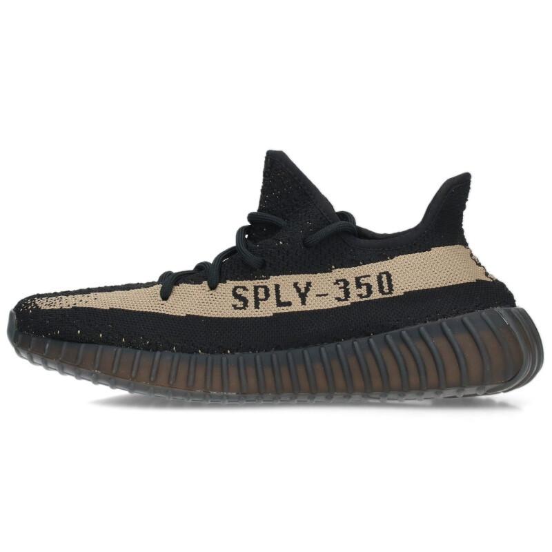 アディダス  カニエウエスト サイズ:26.5cm  YEEZY BOOST 350 V2 Core Black Green BY9611 イージーブーストコアブラックスニーカー 中古 BS99 adidas（アディダス） カニエウエスト 26.5cm YEEZY BOOST 350 V2 Core