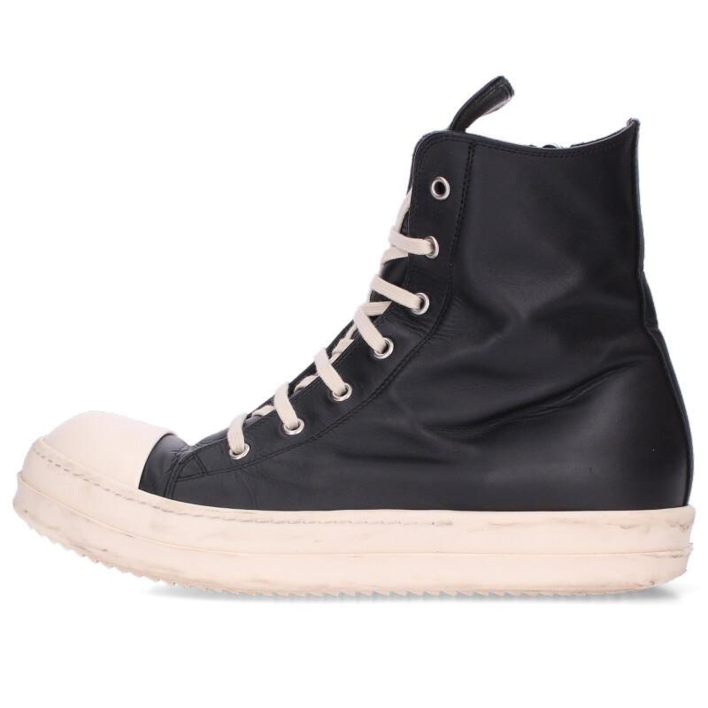 Rick Owens風レザーハイカットスニーカー Rick Owens風レザーハイカットスニーカー