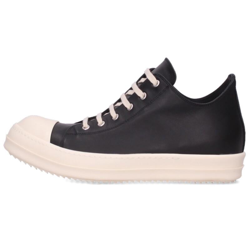 RICK owens リックオウエンス スニーカー ラモーンズ レザー 美品 Rick Owens（リック・オウエンス） サイズ:44 RAMONES LOW RU01E5891