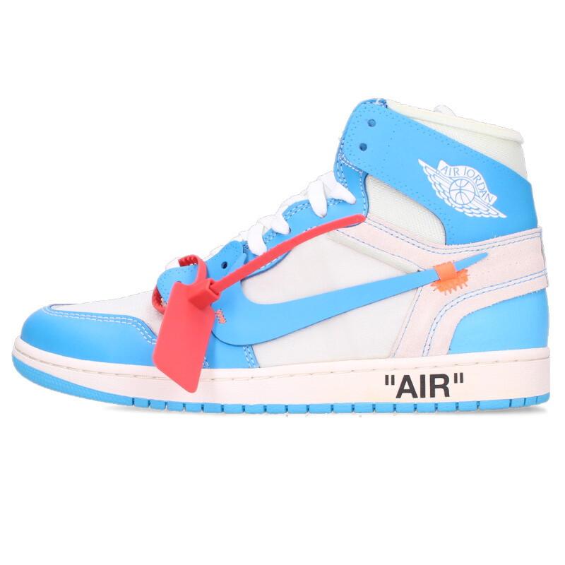 ナイキ オフホワイト  AIR JORDAN 1 POWDER BLUE UNC AQ0818-148 エアジョーダン1スニーカー メンズ 28cm NIKE（ナイキ） オフホワイト 28cm AIR JORDAN 1 POWDER BLUE UNC