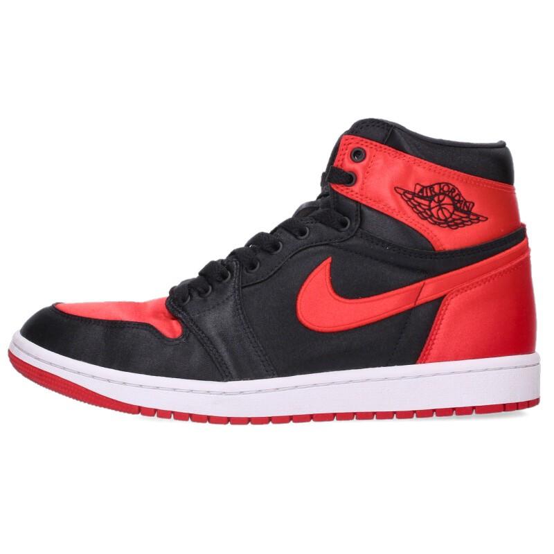 NIKE（ナイキ） 27cm WMNS AIR JORDAN 1 RETRO HIGH OG SATIN BRED