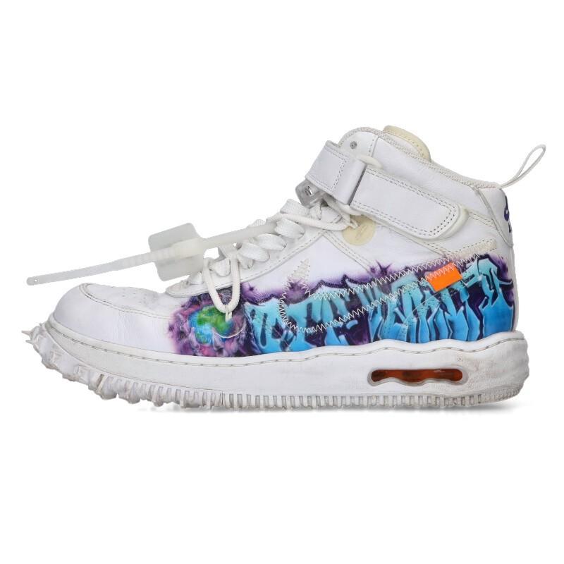 ナイキ オフホワイト  Air Force 1 Mid Graffiti DR0500-100 エアフォース1ミッドグラフィティスニーカー メンズ 27cm NIKE（ナイキ） オフホワイト 27cm Air Force 1 Mid Graffiti DR0500