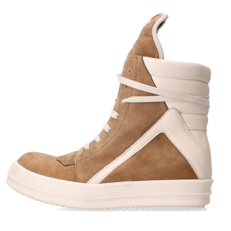 リックオウエンス  GEOBASKET ジオバスケットスエードレザーハイカットスニーカー メンズ 39 Rick Owens（リック・オウエンス） サイズ:39 GEOBASKET ジオ